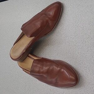 Madewell Women's Brown Leather Slip-On Shoes Size 8.5